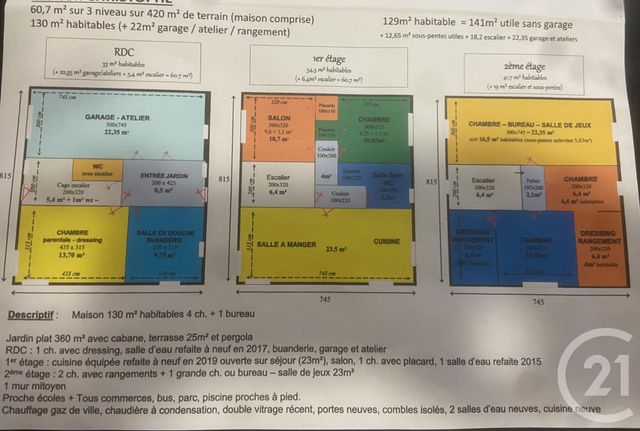 maison à vendre - 7 pièces - 129.0 m2 - AURILLAC - 15 - AUVERGNE - Century 21 Pradel Immobilier maison à vendre - 7 pièces - 129.0 m2 - AURILLAC - 15 - AUVERGNE - Century 21 Pradel Immobilier